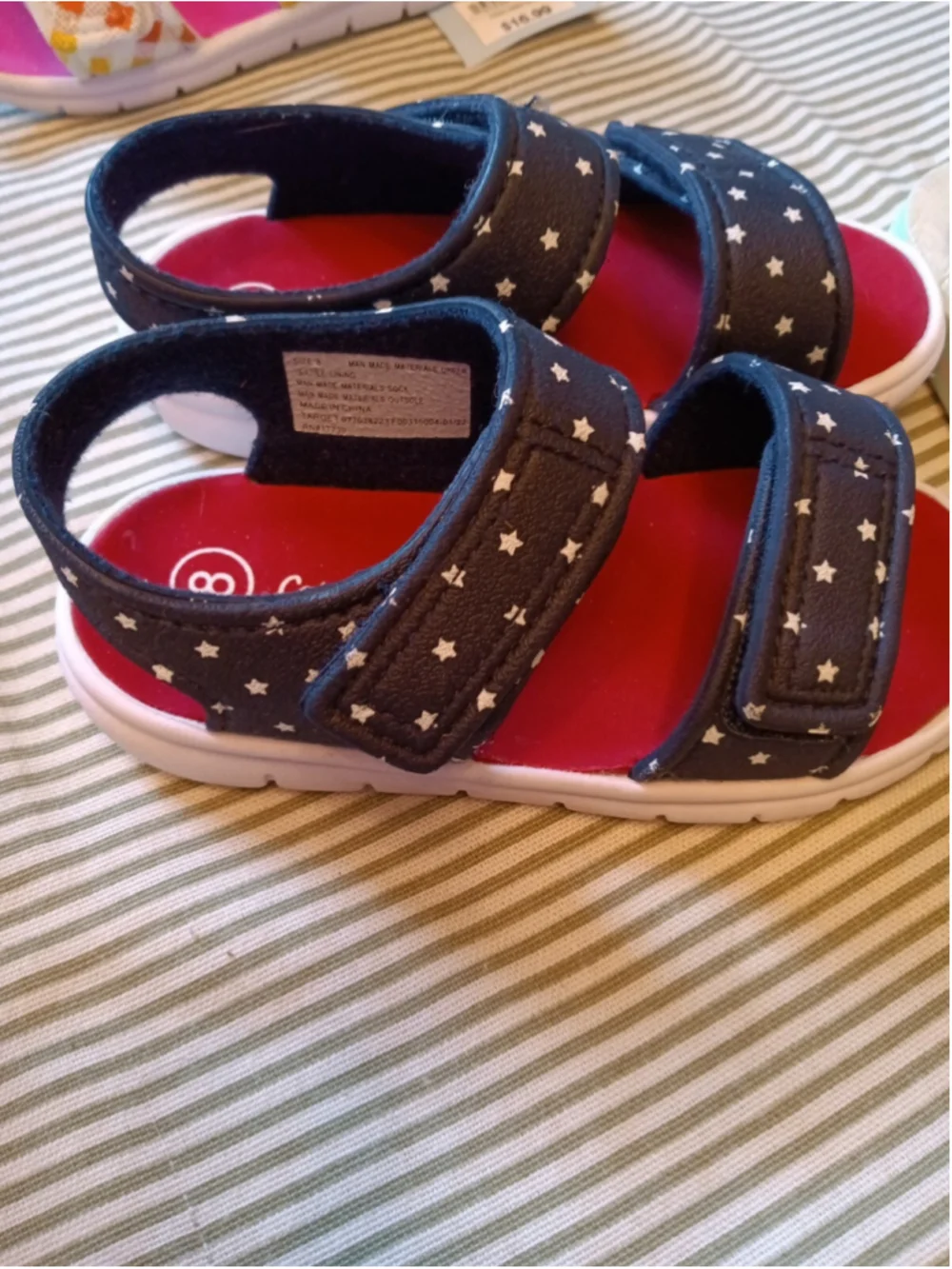 Girls Sandals & flip flops 3 pack New with tags 2 double strap flip flops